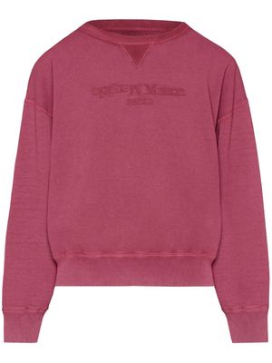 Maison Margiela Reverse cotton sweatshirt - Red