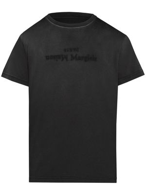 Maison Margiela Reverse logo-print cotton T-shirt - Black