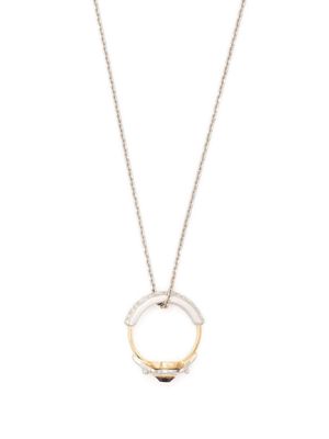 Maison Margiela ring-detail necklace - Silver