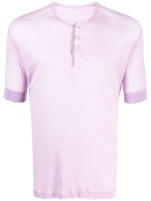Maison Margiela round-neck short-sleeve T-shirt - Purple