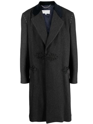 Maison Margiela single-breasted wool coat - Grey