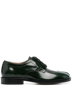 Maison Margiela split-toe leather oxford shoes - Green