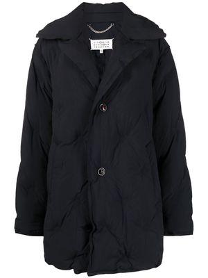 Maison Margiela spread-collar padded puffer jacket - Black