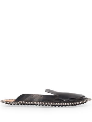 Maison Margiela stitched-trim slippers - Black
