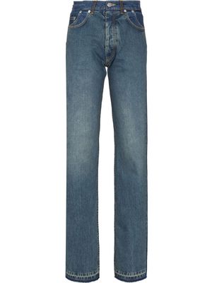 Maison Margiela straight-leg two-tone jeans - Blue