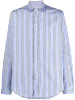 Maison Margiela stripe-print long-sleeve shirt - Blue