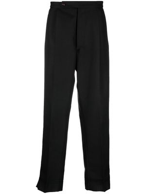 Maison Margiela tapered-leg tailored trousers - Black