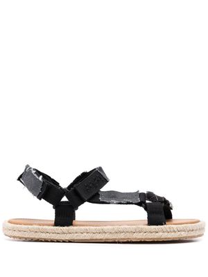 Maison Margiela touch-strap flat sandals - Black