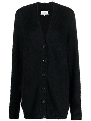 Maison Margiela V-neck knitted cardigan - Black