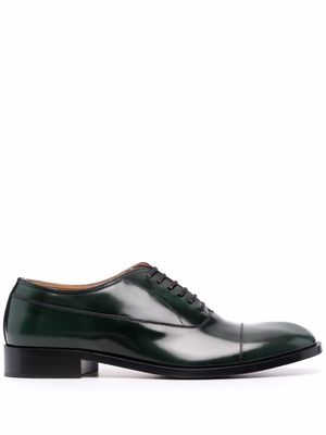 Maison Margiela waxed leather Oxford shoes - Green