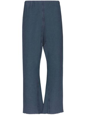 Maison Margiela wide-leg cotton track pants - Blue