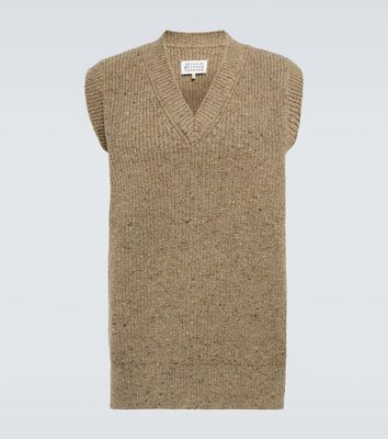 Maison Margiela Wool and cashmere-blend sweater vest