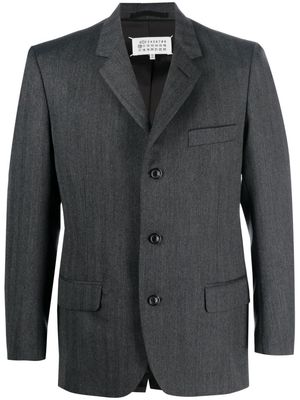 Maison Margiela wool single-breasted blazer - Grey