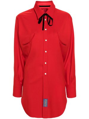 Maison Margiela x Pendleton reversible wool shirt - Red