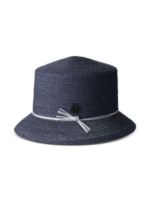 Maison Michel Arsene woven bucket hat - Blue