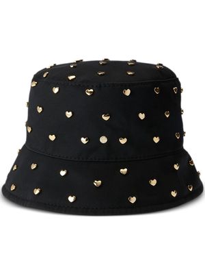 Maison Michel Axel stud-embellished bucket hat - Black