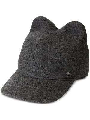 Maison Michel Jamie fleece cap with ears - Grey