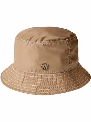 Maison Michel Jason foldable bucket hat - Neutrals