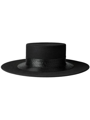 Maison Michel Lana fedora hat - Grey