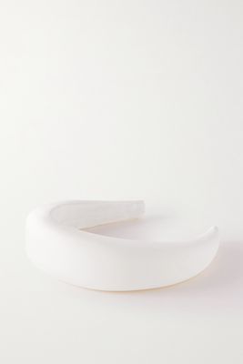 Maison Michel - Miwa Satin Headband - White