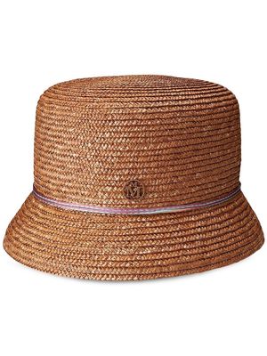 Maison Michel New Kendall mini bucket hat - Brown