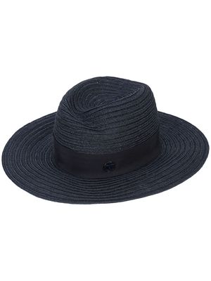 Maison Michel Virginie straw Fedora hat - Blue