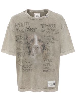 Maison Mihara Yasuhiro Bleached tee - Neutrals