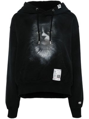 Maison Mihara Yasuhiro cat-print cotton sweatshirt - Black
