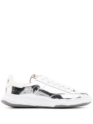 Maison Mihara Yasuhiro Charles lace-up metallic sneakers