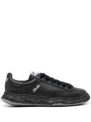 Maison Mihara Yasuhiro Charles leather sneakers - Black