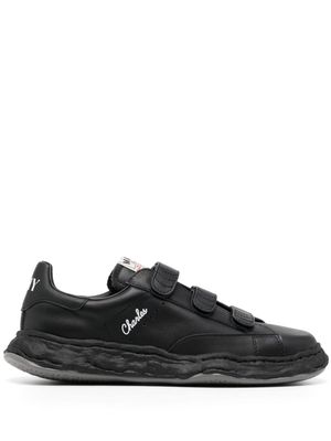 Maison Mihara Yasuhiro Charles touch-strap leather sneakers - Black