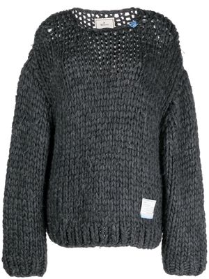 Maison Mihara Yasuhiro chunky-knit pullover jumper - Grey