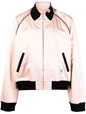 Maison Mihara Yasuhiro Dog or Cat bomber jacket - Pink