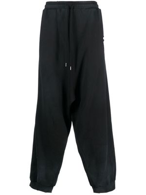Maison Mihara Yasuhiro drawstring-waist cotton track pants - Black