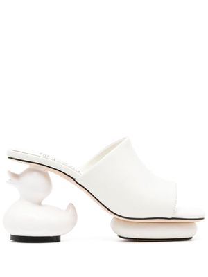 Maison Mihara Yasuhiro duck-heel mules - White