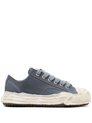 Maison Mihara Yasuhiro Hank canvas lace-up sneakers - Blue