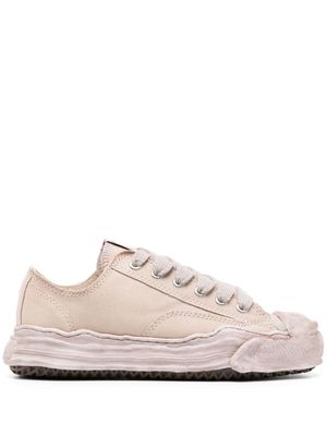 Maison Mihara Yasuhiro Hank canvas lace-up sneakers - Neutrals