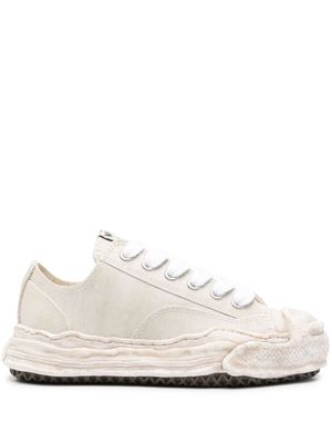 Maison Mihara Yasuhiro Hank Vintage leather sneakers - Neutrals