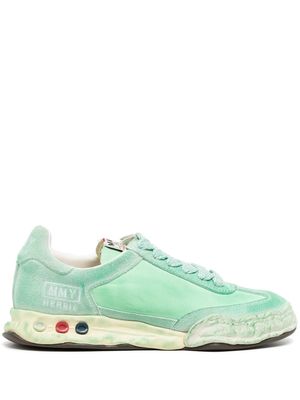 Maison Mihara Yasuhiro Herbie distressed-effect sneakers - Green