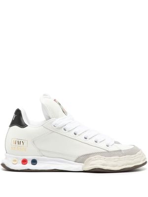 Maison MIHARA YASUHIRO Herbie Puffer leather sneakers - White