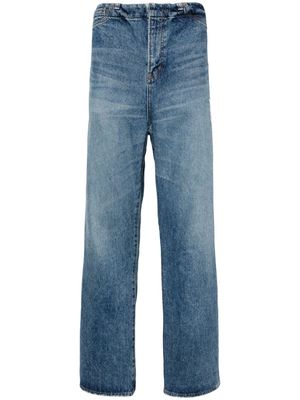 Maison Mihara Yasuhiro high-waist straight-leg jeans - Blue