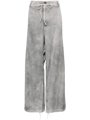 Maison MIHARA YASUHIRO high-waist wide-leg trousers - Grey