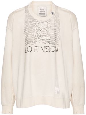 Maison Mihara Yasuhiro layered-design sweatshirt - Neutrals