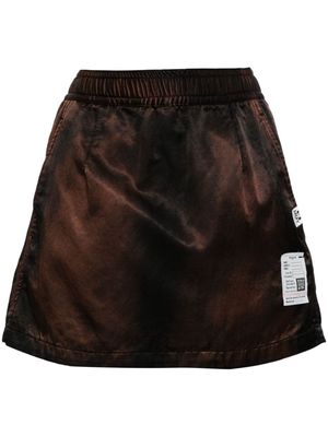 Maison MIHARA YASUHIRO mini wraparound skorts - Black