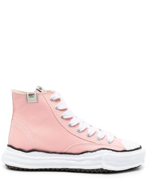 Maison Mihara Yasuhiro Peterson cotton-canvas sneakers - Pink