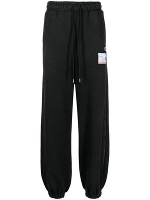 Maison Mihara Yasuhiro side stripe-detail track pants - Black