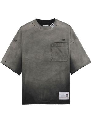 Maison Mihara Yasuhiro Sun-Faded cotton T-shirt - Black