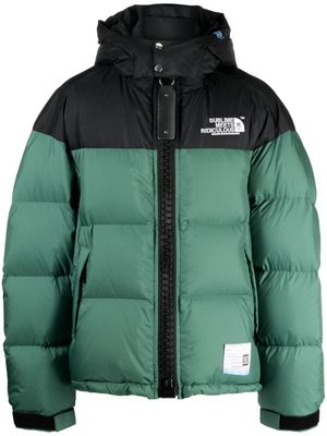 Maison Mihara Yasuhiro Super Big quilted hooded jacket - Green