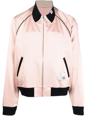 Maison Mihara Yasuhiro The Dog Or The Cat bomber jacket - Pink