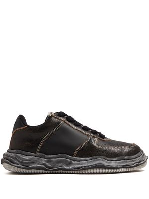 Maison Mihara Yasuhiro Wayne contrast-stitching sneakers - Black